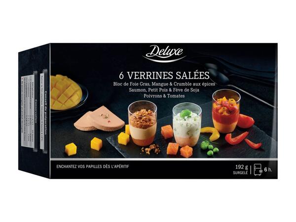 6 salted verrines