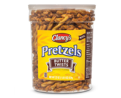 Clancy's Butter Twists Pretzel Tub