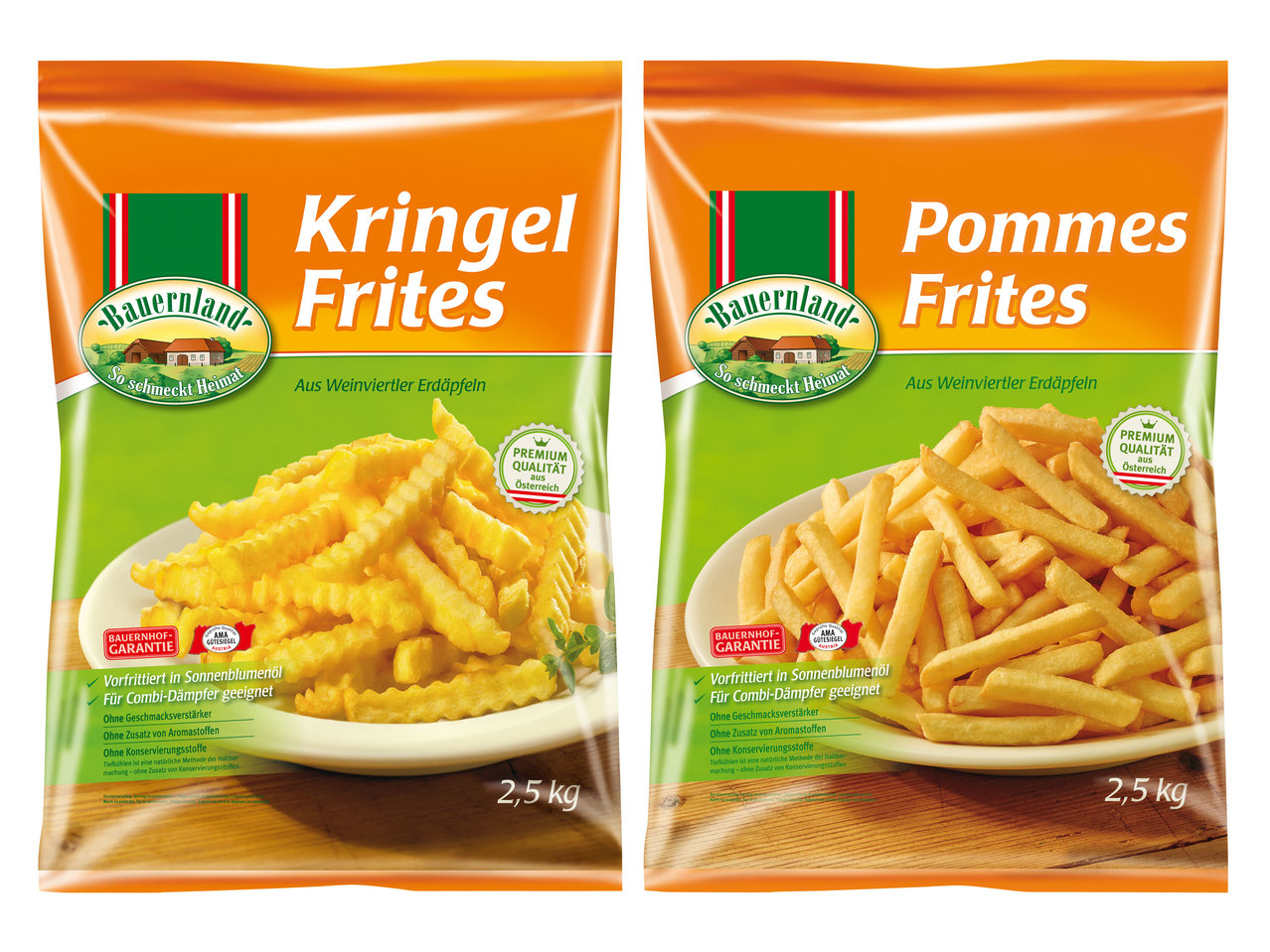 BAUERNLAND Pommes oder Kringel Frites