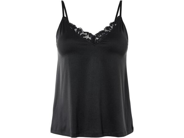 Ladies' vest top with lace