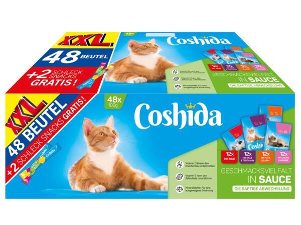 Katzennassnahrung Premium 48x 100 g