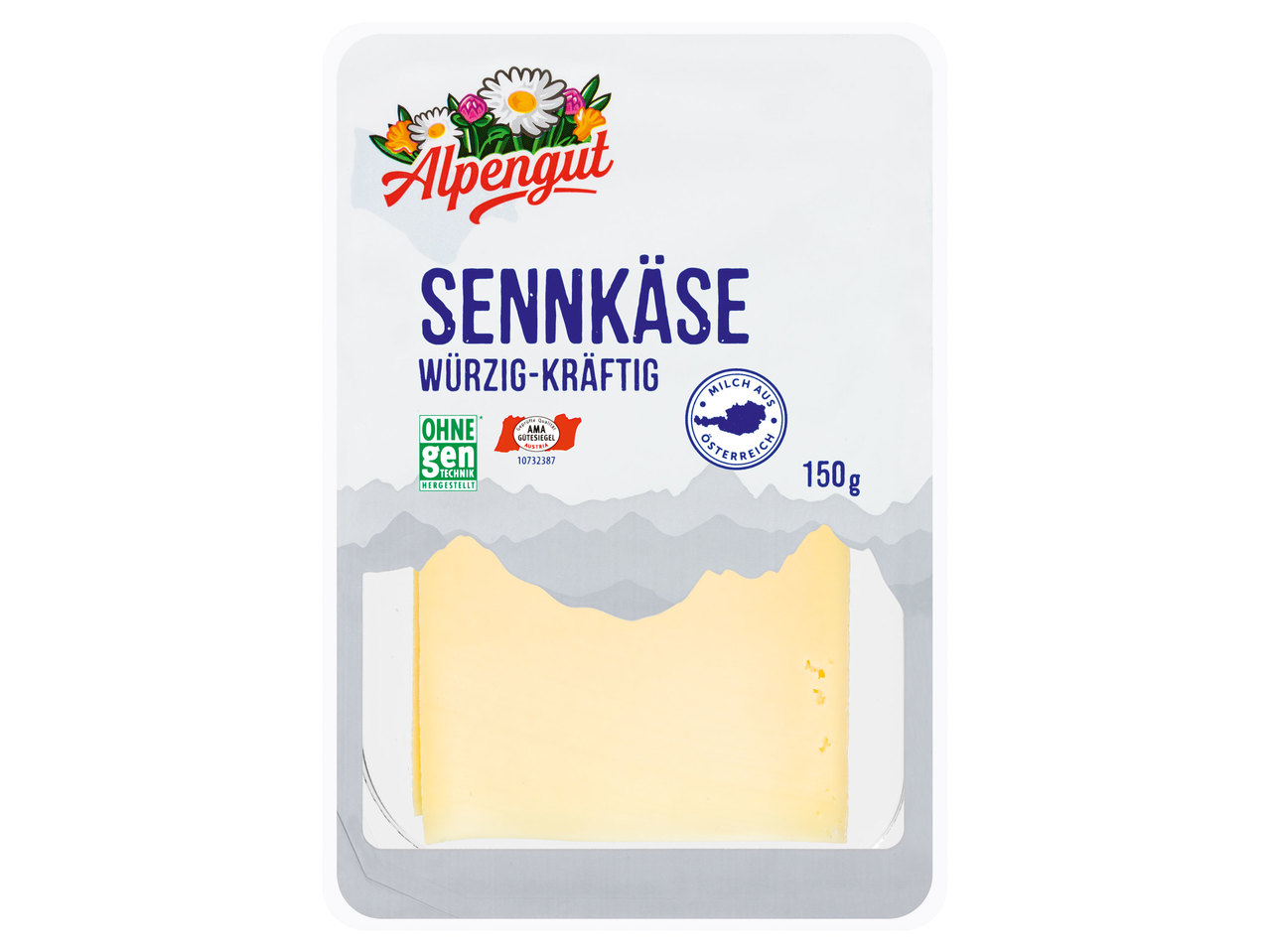 ALPENGUT Pinzgauer Käse Scheiben