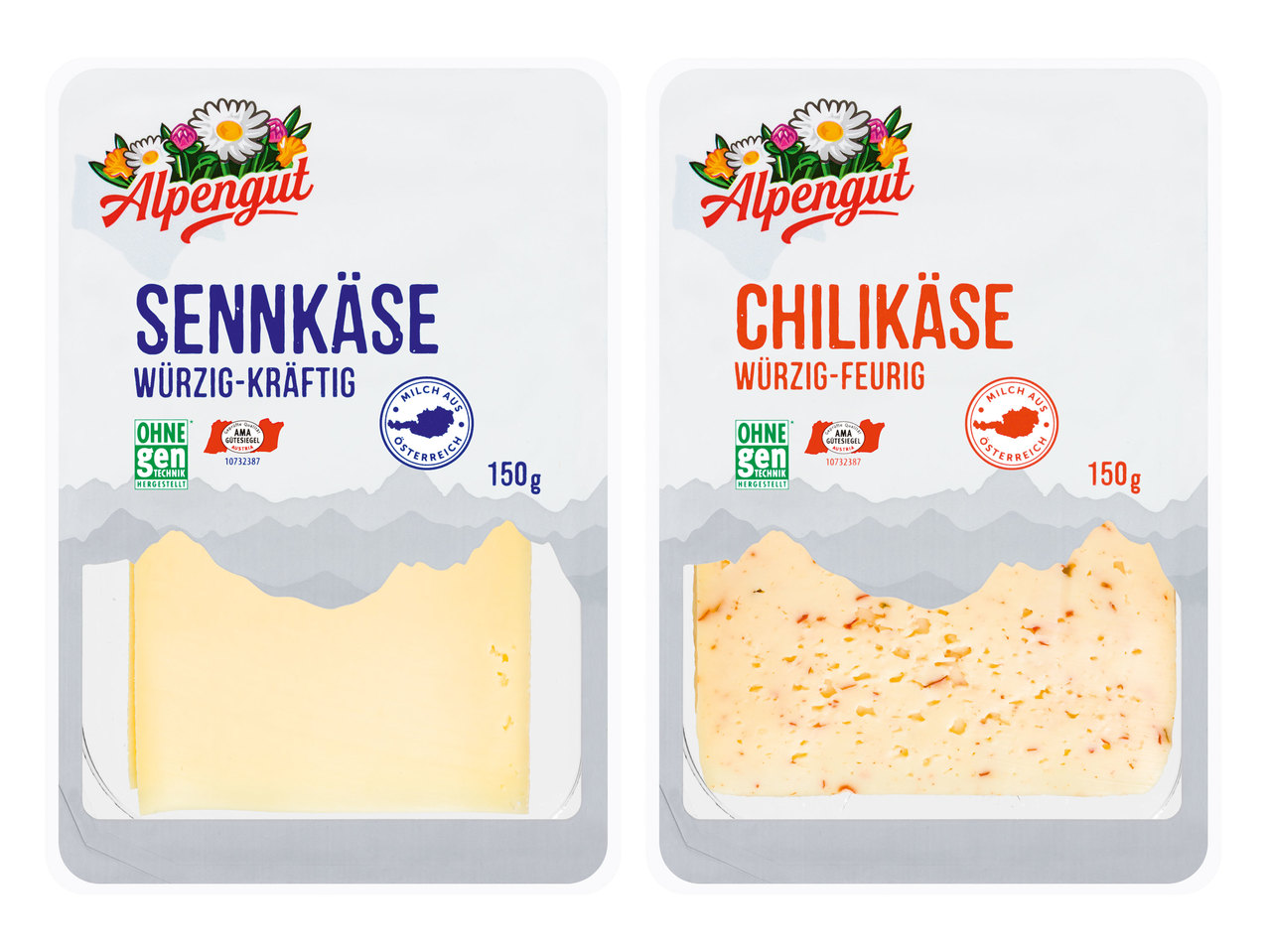 ALPENGUT Pinzgauer Käse in Scheiben