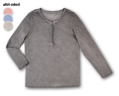 T-shirt effetto oil wash