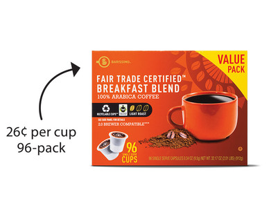 Barissimo 96-Count Breakfast Blend Coffee Cups