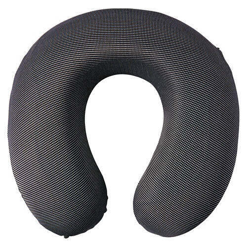 Memory Foam Cushion Neck Pillow, Black