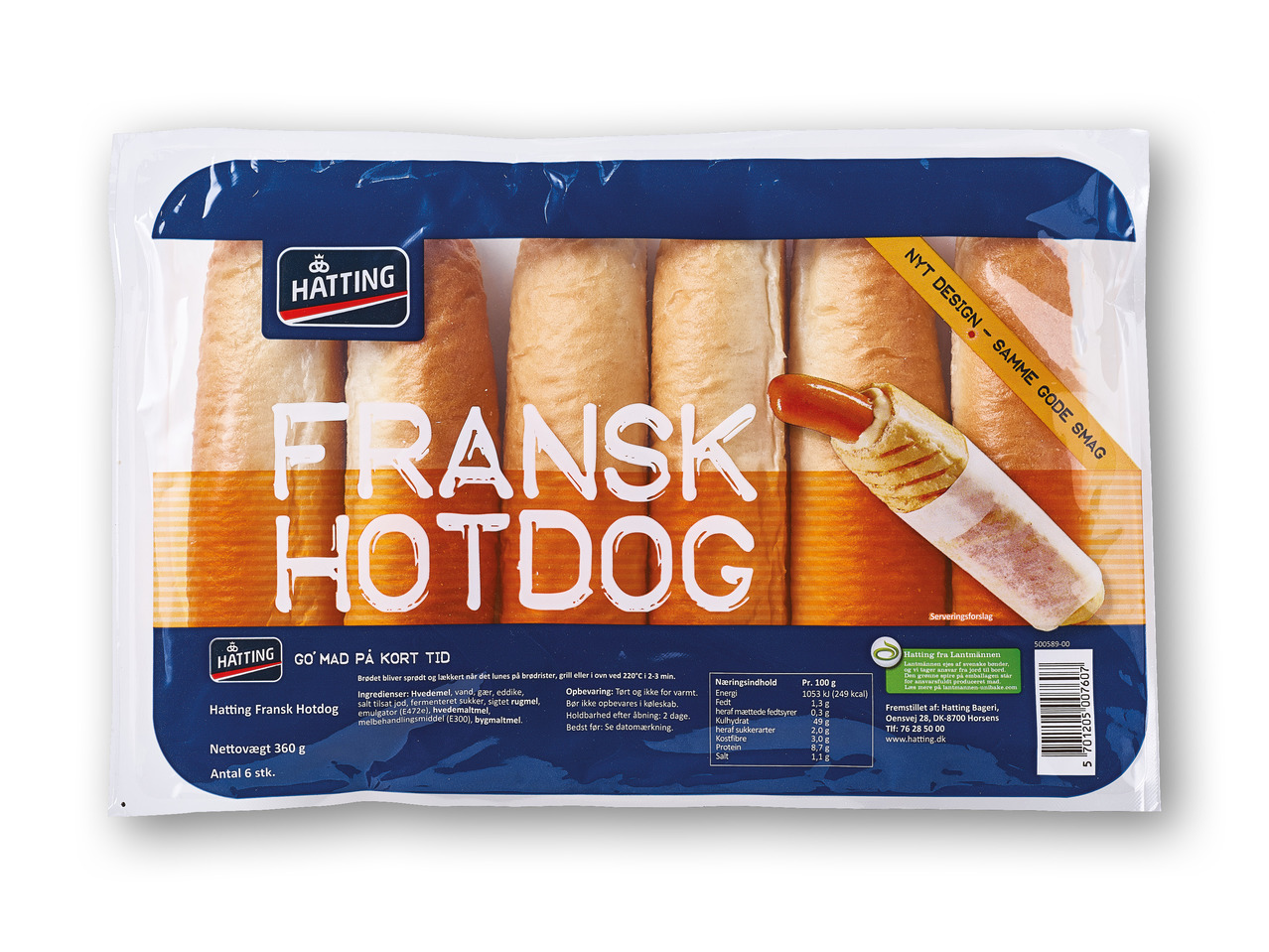 HATTING Fransk hotdog-brød