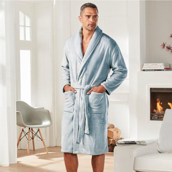Peignoir en polaire pour hommes