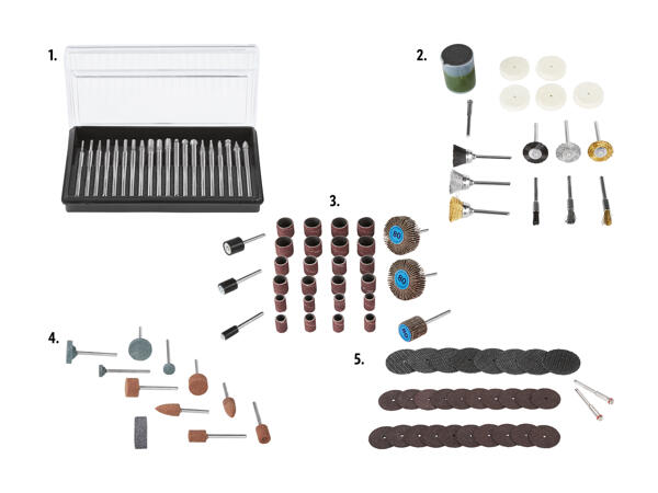 Ensemble d'accessoires pour mini-outils