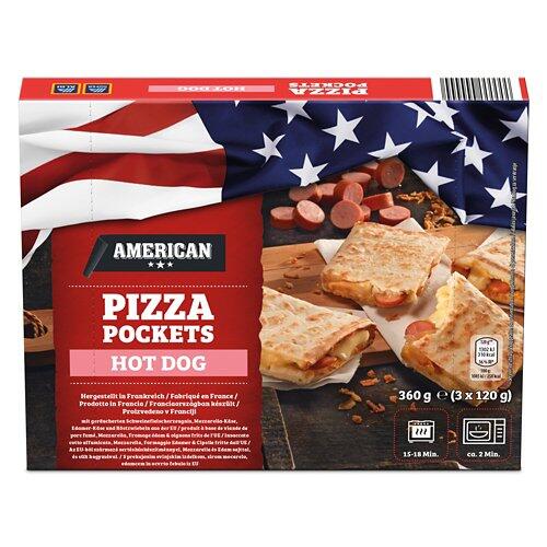 AMERICAN Pizza Pockets, Hot Dog