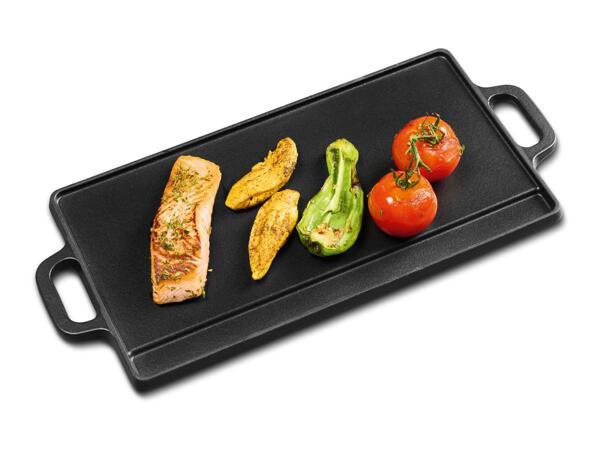 Grillmeister Cast Iron Griddle/​Grill Pan