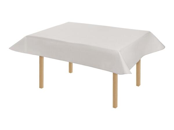 Livarno Home Medium Rectangular Vinyl Tablecloth - Cream