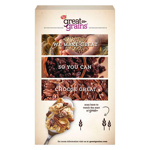 Raisins, Dates & Pecans Cereal, 16 oz