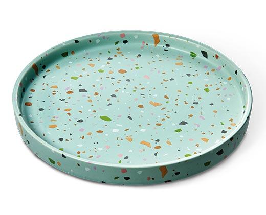 Huntington Home Ceramic Speckled Tray