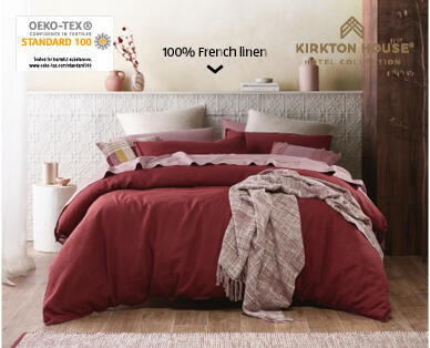 French Linen Quilt Cover Set – King Size