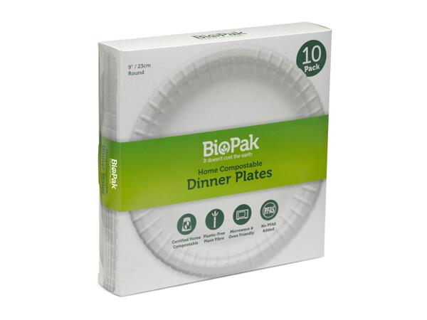 Plant Fibre Plates - 10 Pack
