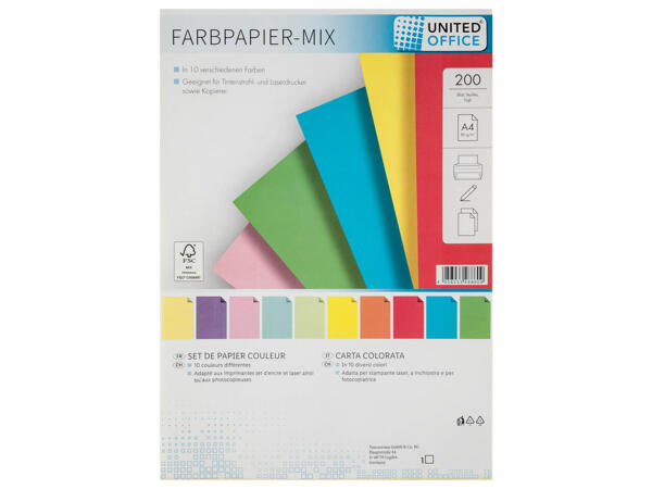 United Office Färgpapper