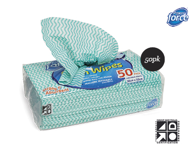 CLOTH WIPES 50PK