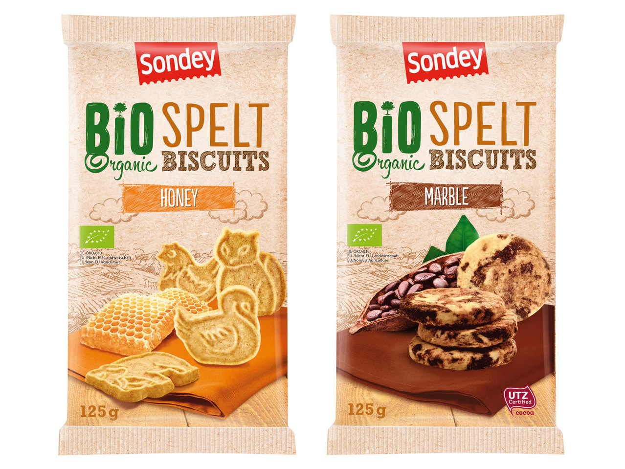 SONDEY Bio-Dinkelkekse