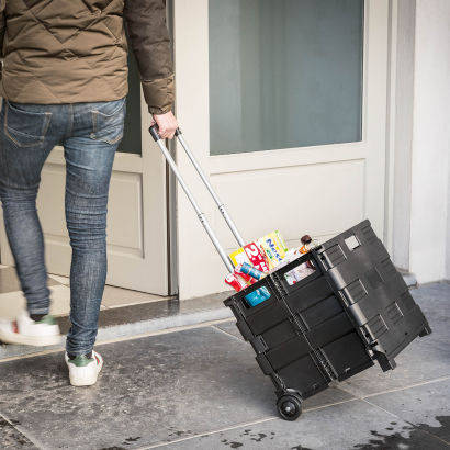 Caisse de transport repliable