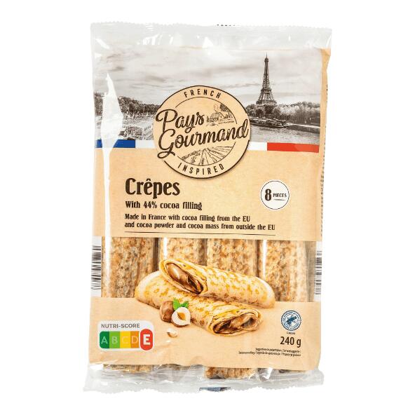 PAYS GOURMAND(R) Pfannkuchen mit Kakaofüllung, 8 St.