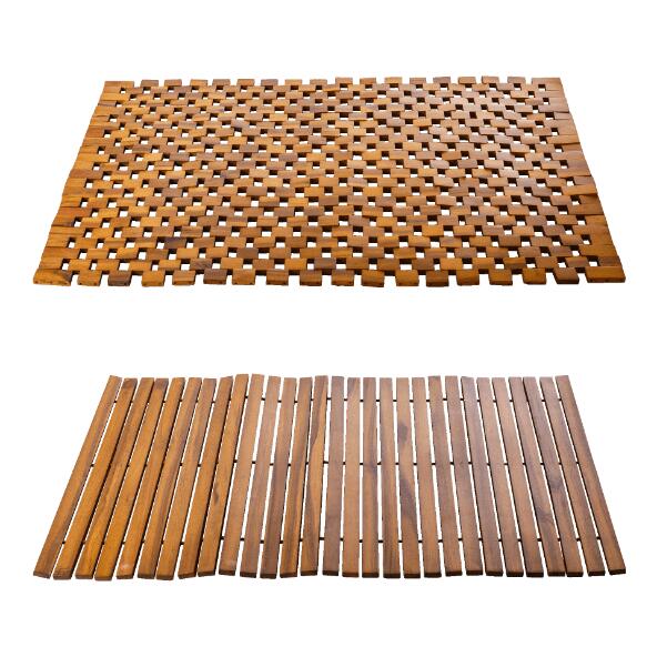 Houten badmat