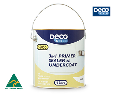 3 in 1 Primer, Sealer and Undercoat 4L