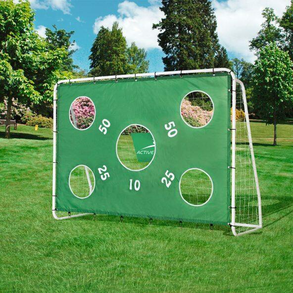 Fodboldmål med væg