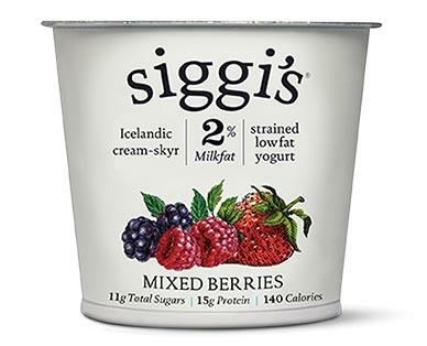 Siggi's 
 Icelandic Skyr Yogurt Vanilla or Mixed Berry