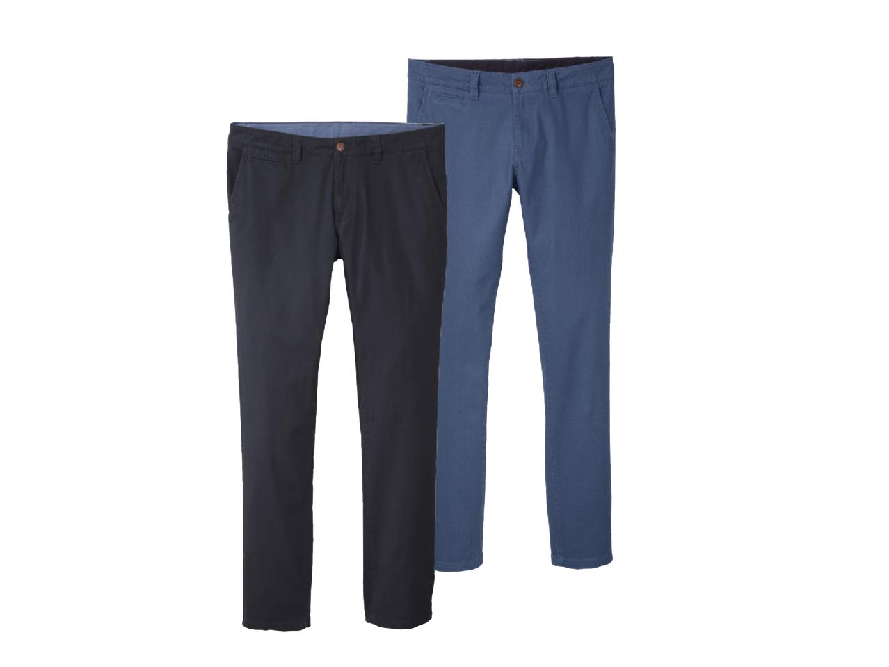 LIVERGY Men's Twill Trousers