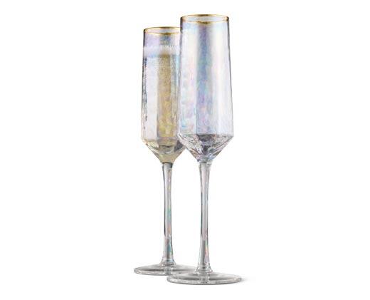 Crofton 
 Hammered Wine or Champagne Glasses