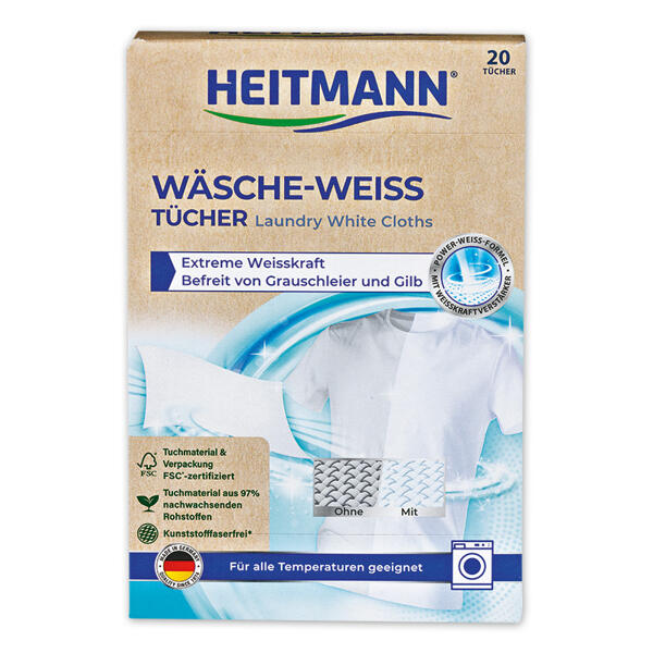 Färbetücher Ultra-Schwarz / Wäsche-Weiß Tücher
