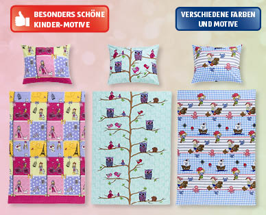 MY NIGHT STYLE Kinder-Flanell-Bettwäsche
