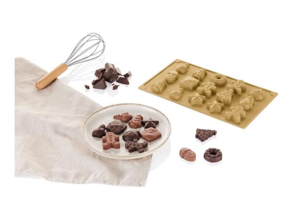 Livarno Home Christmas Silicone Baking Mould/​Chocolate Mould