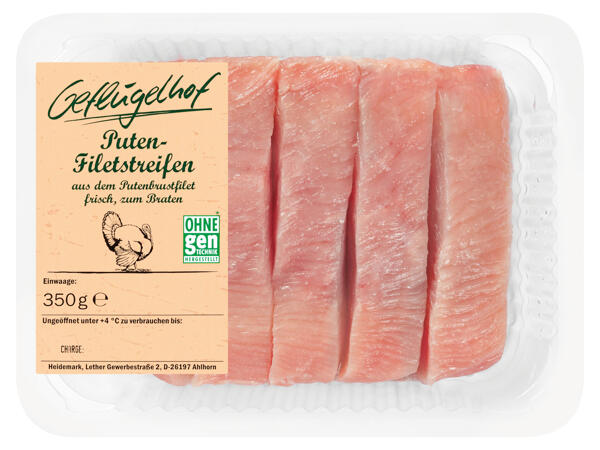 Frische Puten-Filetstreifen