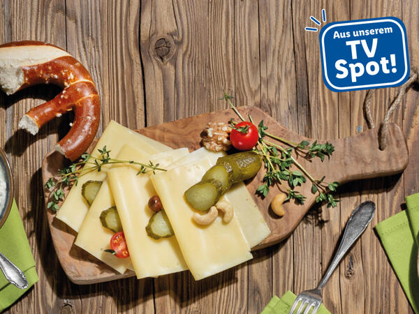 Gouda in Scheiben