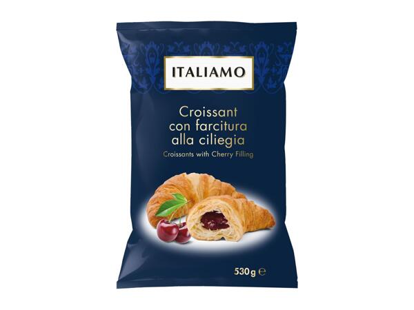 Croissants with Cherry Filling