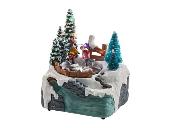 Livarno Home Small Animated Christmas Scene with LEDs & Music