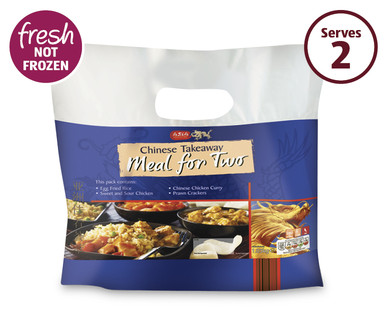 Takeaway Chinese Meal for 2