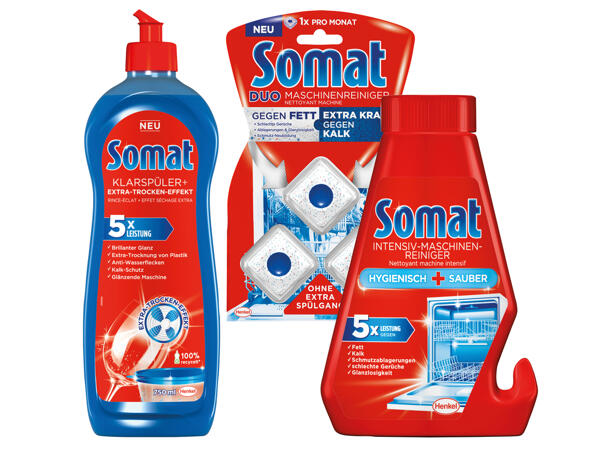 Somat Klarspüler, Maschinenpfleger oder Maschinenreiniger Tabs