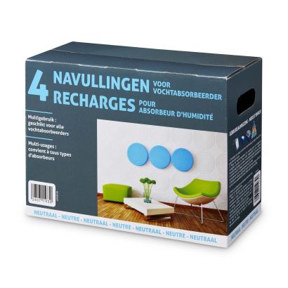 Nachfüllungen für Feuchtigkeitsaufnehmer, 4 St.