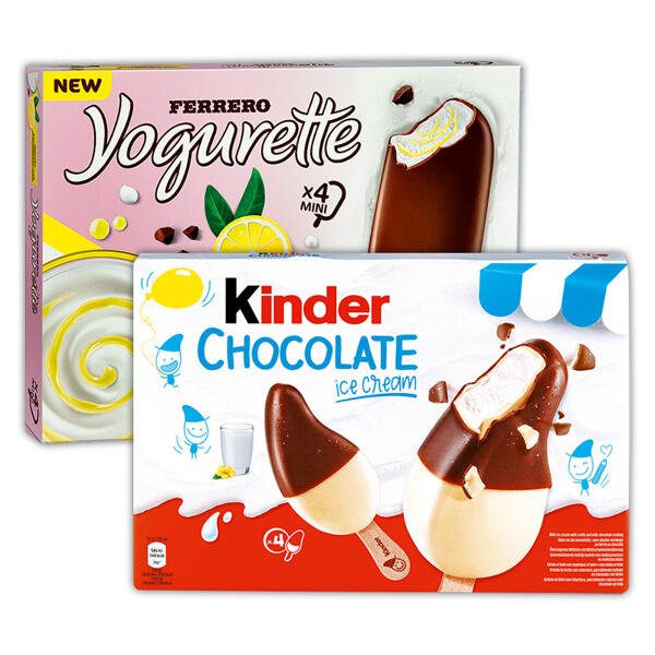 Kinder Schokolade Eis / Yogurette Eis