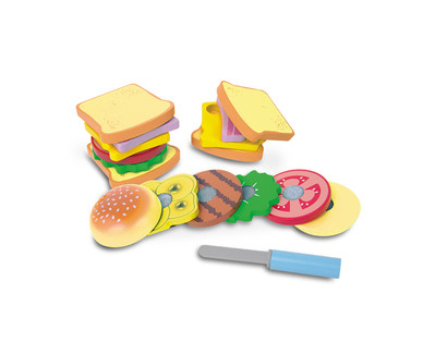 Wooden Play Food Set