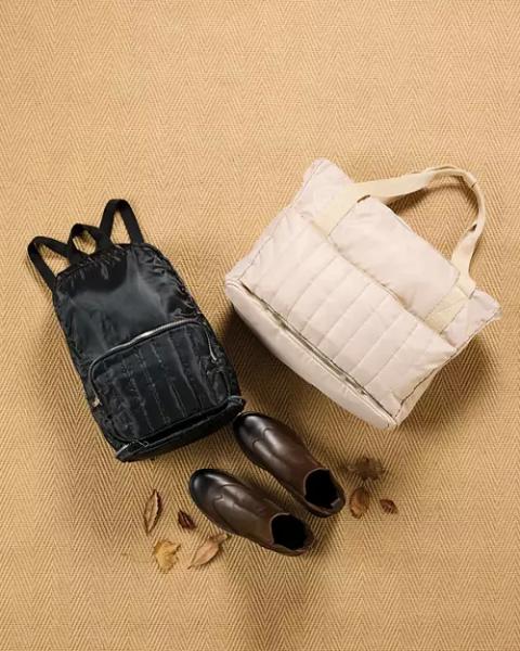 Foldable Tote or Backpack