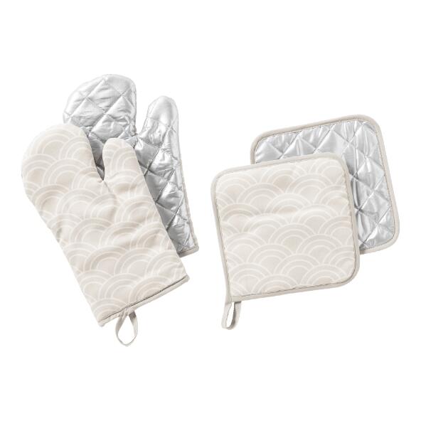 CROFTON(R) Maniques et gants de cuisine, 4 pcs