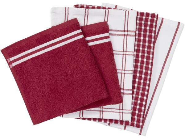 Kitchen Hand Towel & Tea Towel Set