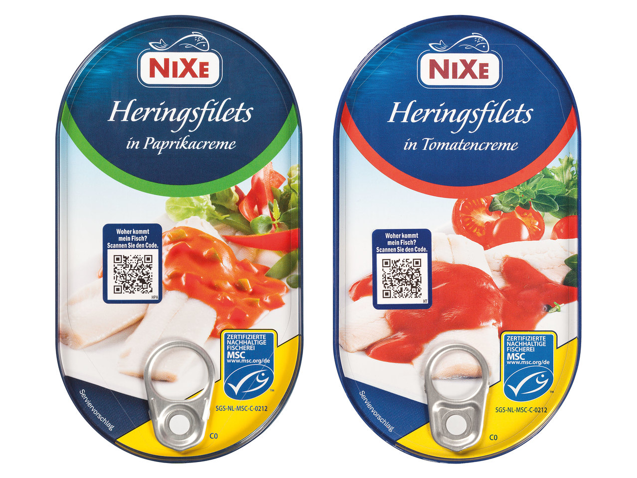 NIXE Heringsfilets in Creme