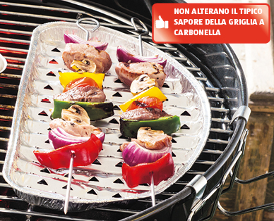 Alluminio/Vaschette per barbecue BBQ