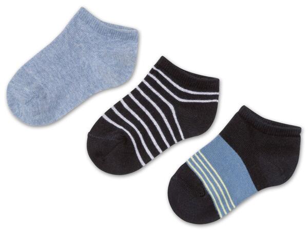Kleinkinder Sneakersocken, 3 Paar