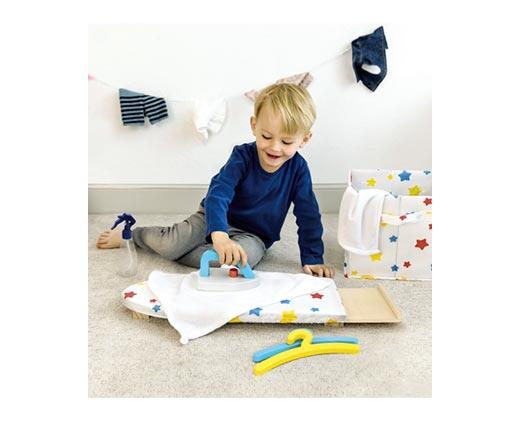 Bee Happy 
 Wooden Cleaning or Iron Set